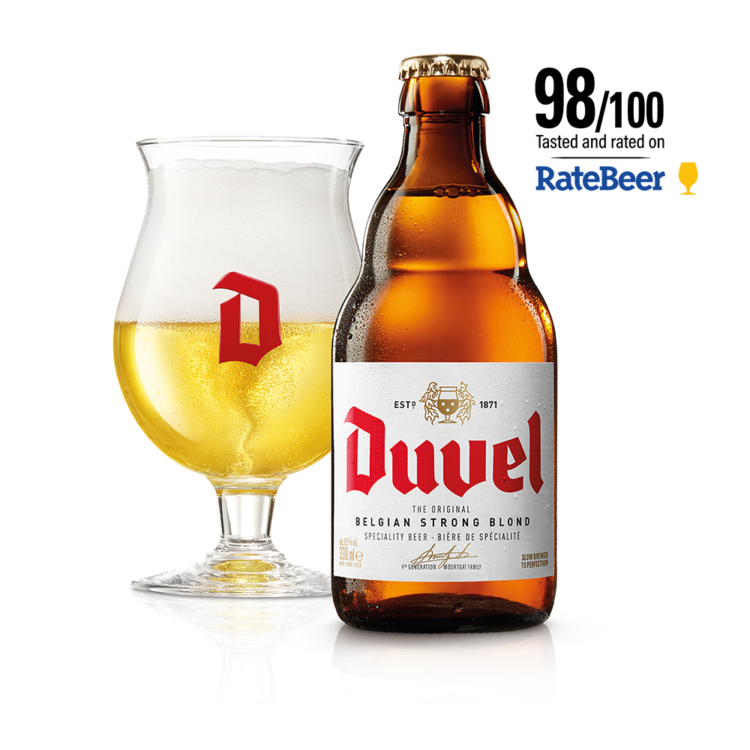 Drink a Belgian Golden Ale beer Duvel