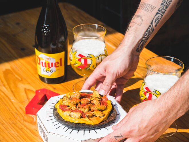 BELGIAN 666 FLAT BREAD x DUVEL 6,66% 75CL PAR BAPTISTE TRUDEL !