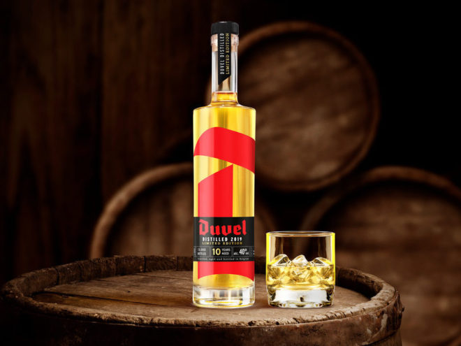 DUVEL DISTILLED 2019 : aged on barrels for ten years.