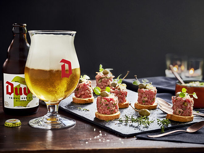 Steak tartaar met kappertjes en citroenmayonaise