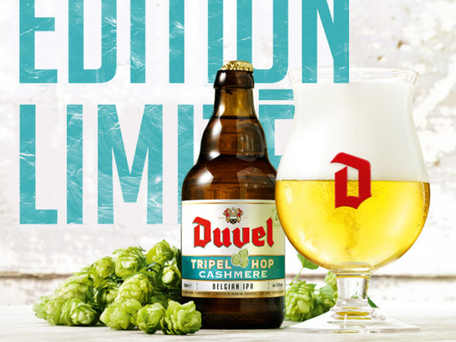 Nouvelle Duvel Tripel Hop avec la variété exclusive de Houblon Cashmere