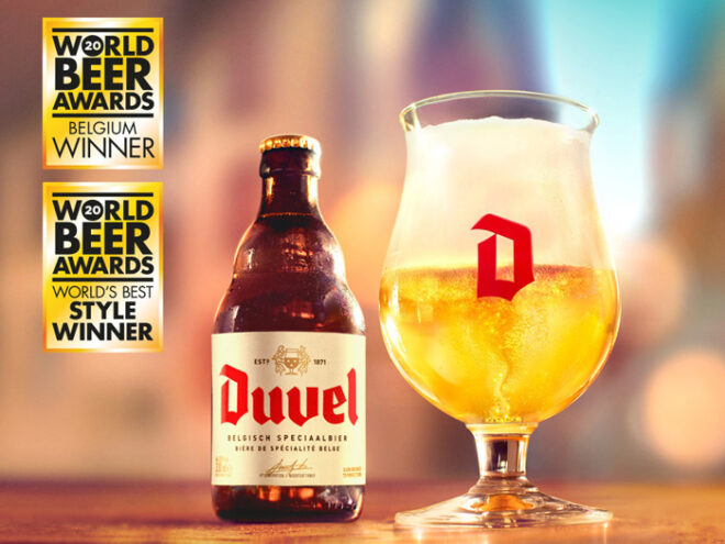 DUVEL ÉLUE MEILLEURE BIÈRE BLONDE DE SPÉCIALITÉ BELGE AU MONDE