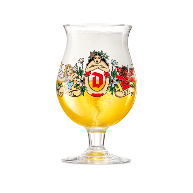 Bougie Verre à bière - Verre Duvel - Élégance pour Votre Espace