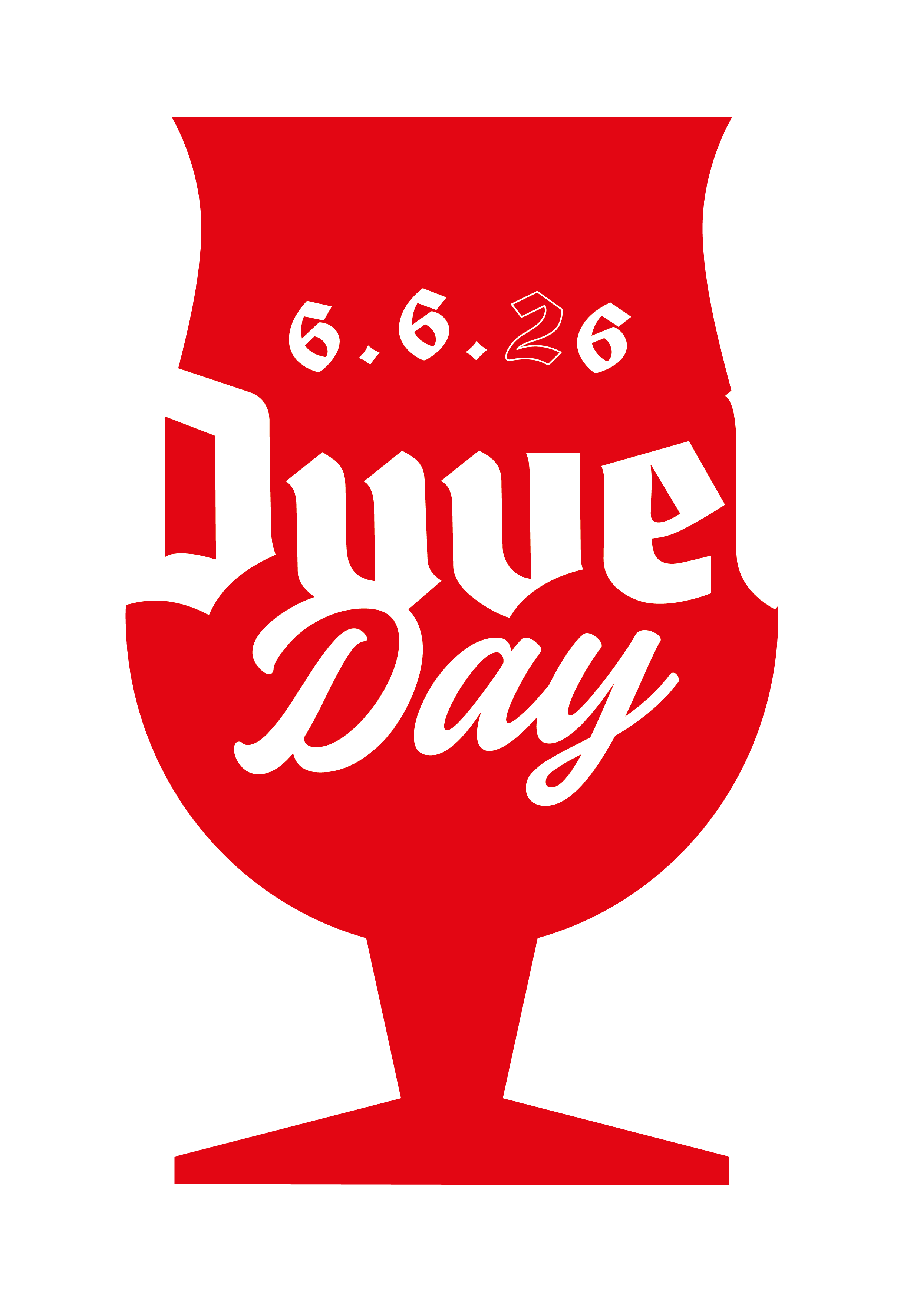 Duvel Day glas icoon